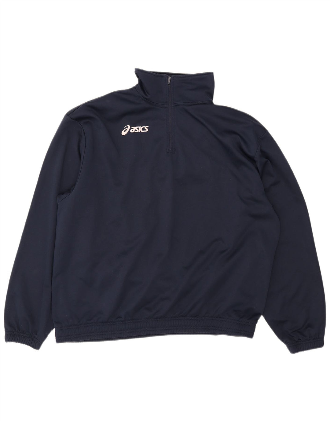Ανδρική φόρμα πουλόβερ Asics Top Jacket XL Navy Blue Polyester
