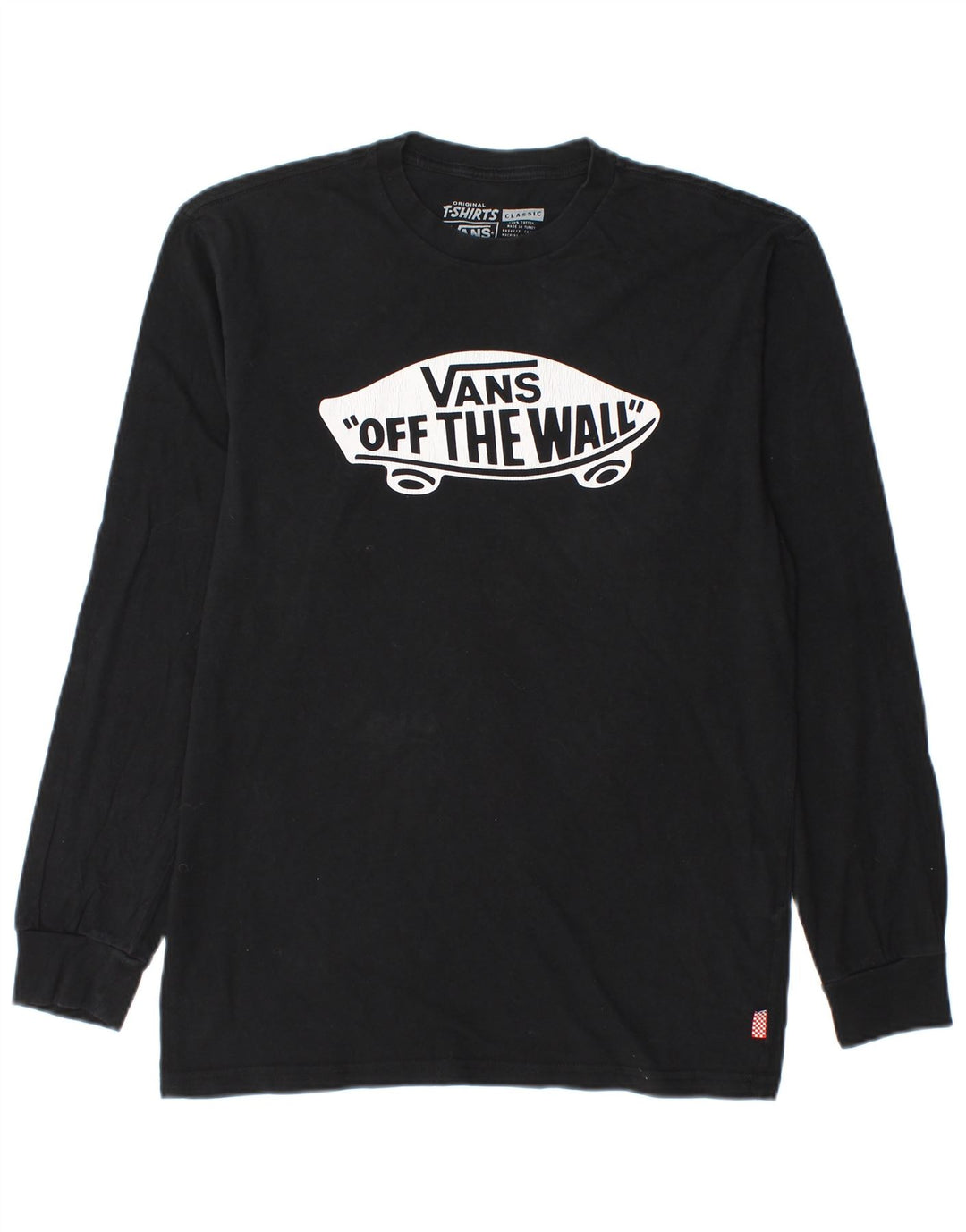Ανδρικό VANS Classic Fit Graphic Top Μακρυμάνικο μεσαίο μαύρο βαμβακερό