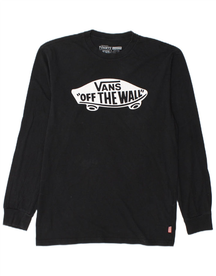Ανδρικό VANS Classic Fit Graphic Top Μακρυμάνικο μεσαίο μαύρο βαμβακερό