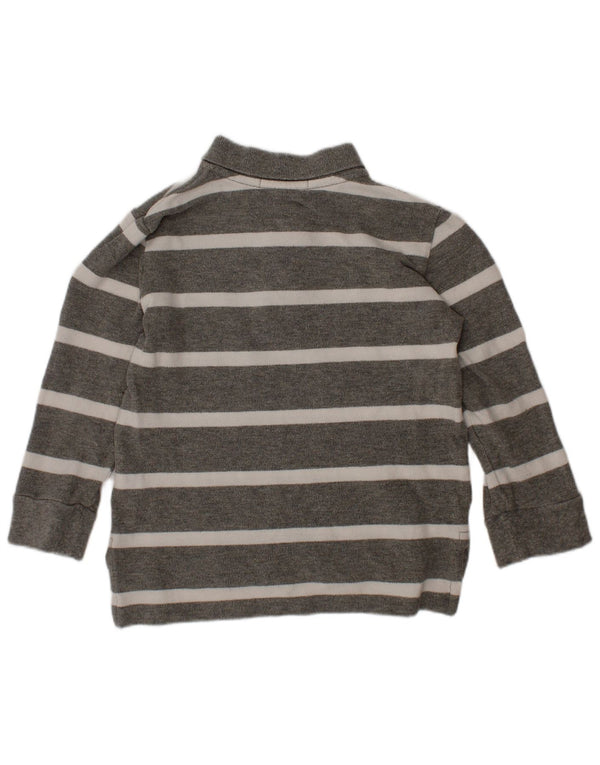 POLO RALPH LAUREN Baby Boys Polo Shirt 18-24 Months Grey Striped