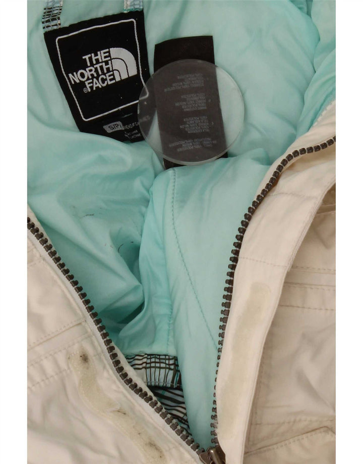 The North Face γυναικείο μπουφάν σκι με κουκούλα UK 10 Small White Polyester