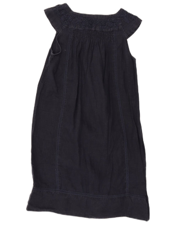 Zara Γυναικείο Αμάνικο Φόρεμα A-Line UK 12 Medium Navy Blue