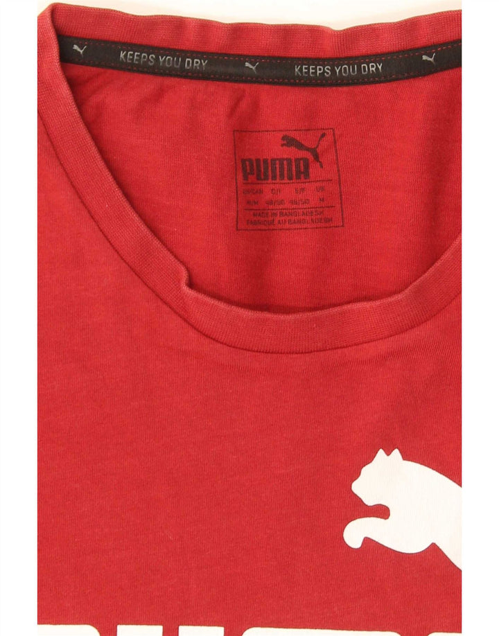 Ανδρικό γραφικό μπλουζάκι Puma Top Medium Red