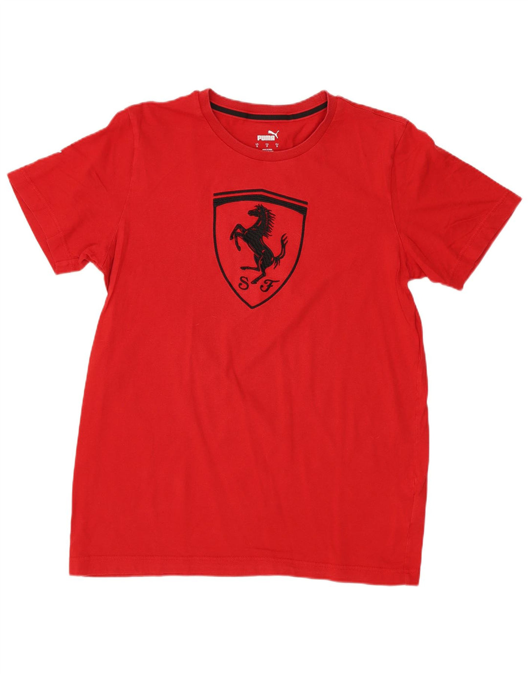 Ανδρικό T-Shirt PUMA Ferrari Graphic Top Small Red