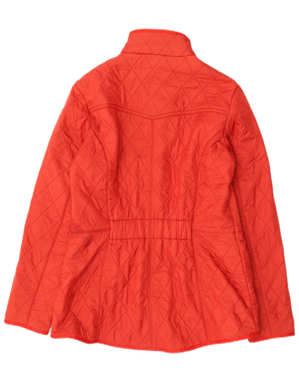 Γυναικείο καπιτονέ μπουφάν Barbour UK 16 μεγάλο κόκκινο πολυαμίδιο