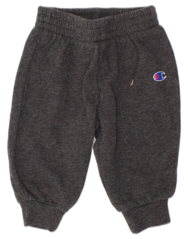 Παντελόνι αθλητικής φόρμας Champion Baby Boys Joggers 3-6 μηνών γκρι βαμβακερό