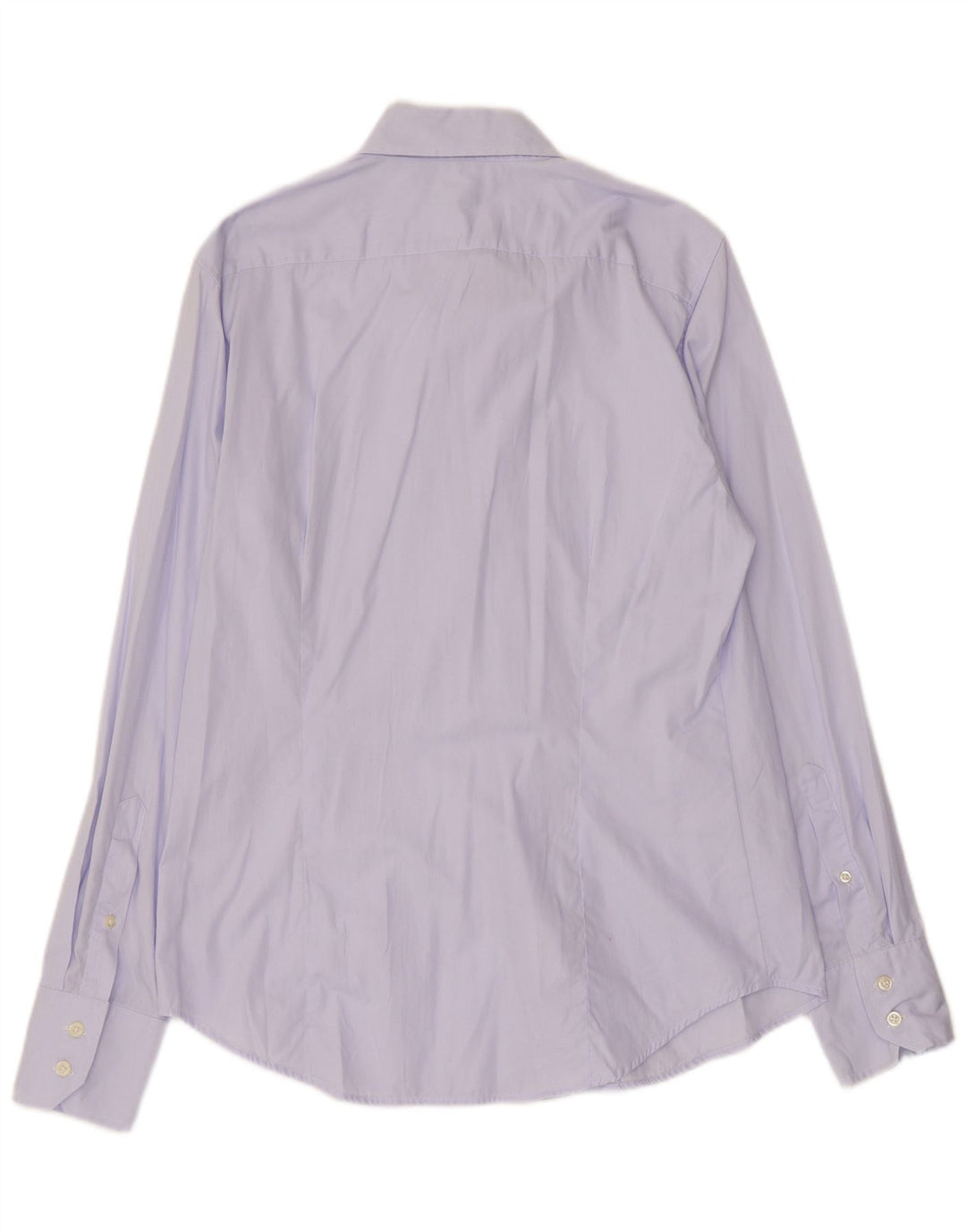 BENETTON Ανδρικό πουκάμισο μεγάλο μωβ βαμβακερό