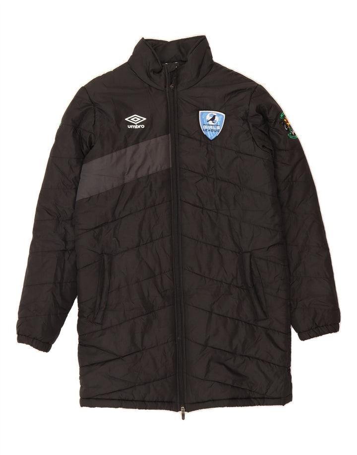 UMBRO Mens Padded Coat UK 38 Medium Black Polyester Vintage Umbro and Second-Hand Umbro from Messina Hembry 