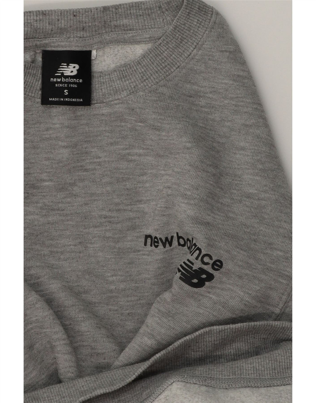 Ανδρικό φούτερ New Balance Jumper Μικρό Γκρι Βαμβακερό
