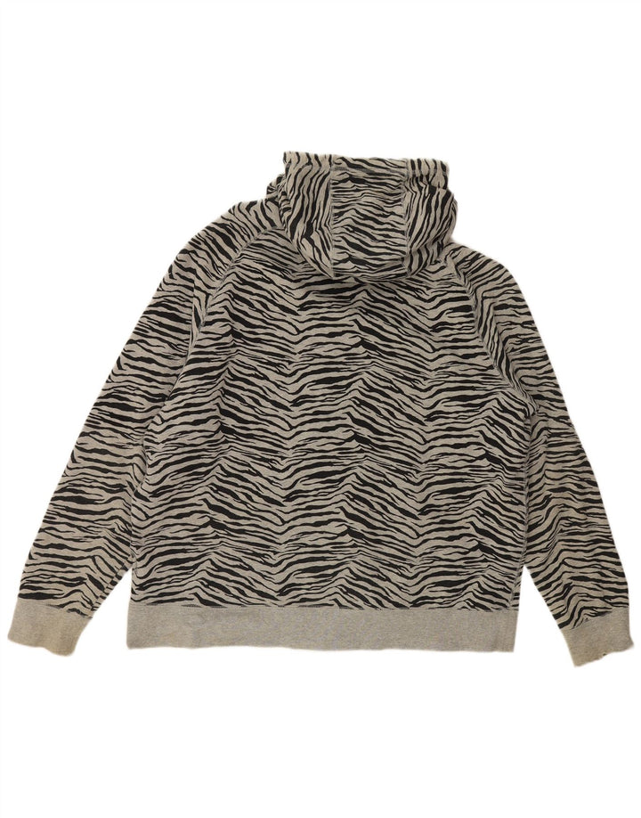 Nike Γυναικεία Oversized UK 20 2XL Γκρι Animal Print Βαμβάκι