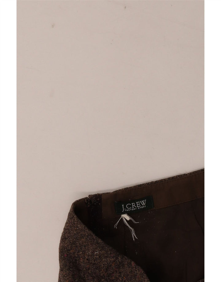 J. Crew Γυναικεία Midi Φούστα W28 Μεσαίου καφέ Flecked