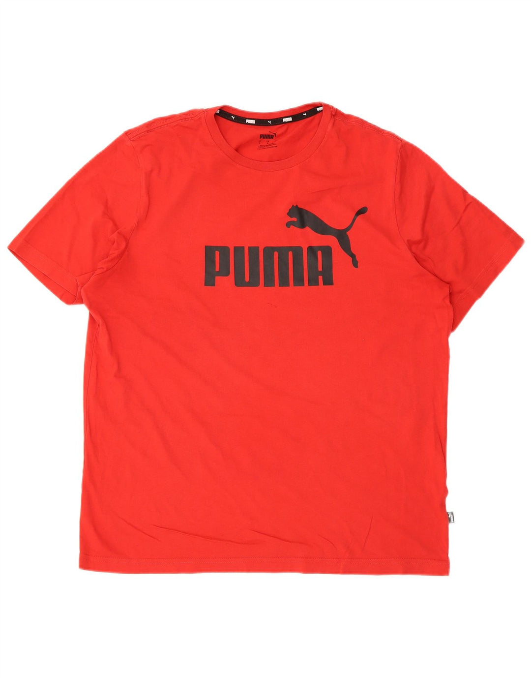 Ανδρικό γραφικό μπλουζάκι Puma Top μεγάλο κόκκινο