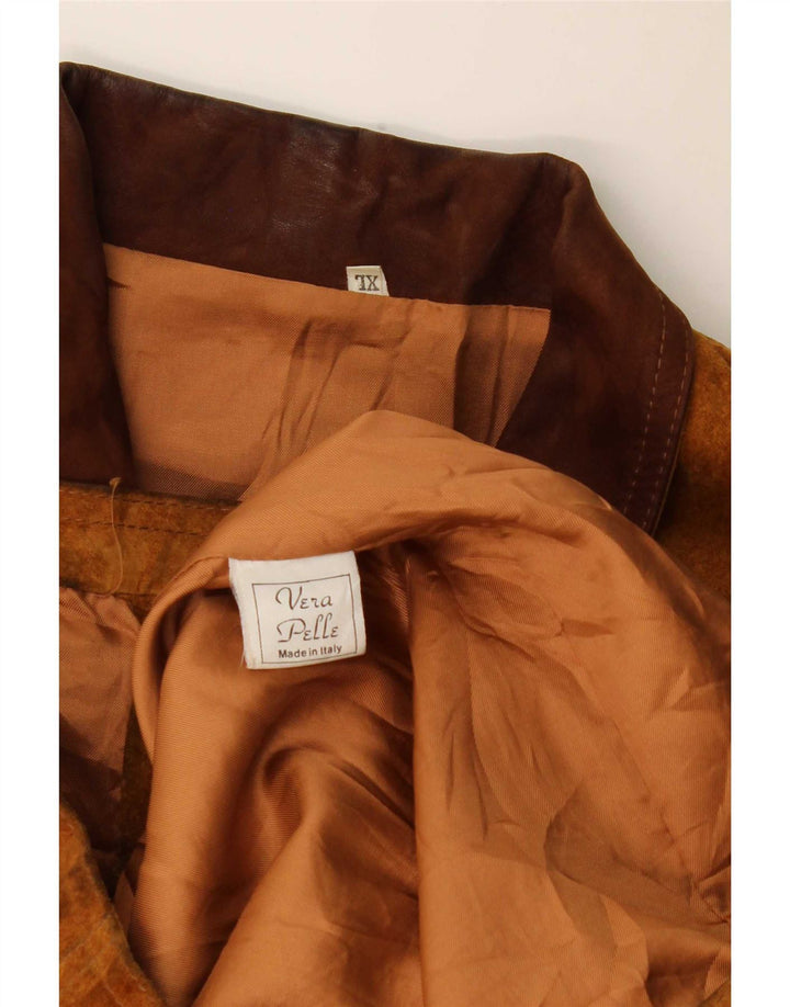 Vintage Ανδρικό Σουέντ Πανωφόρι UK 42 XL Καφέ Δερμάτινο