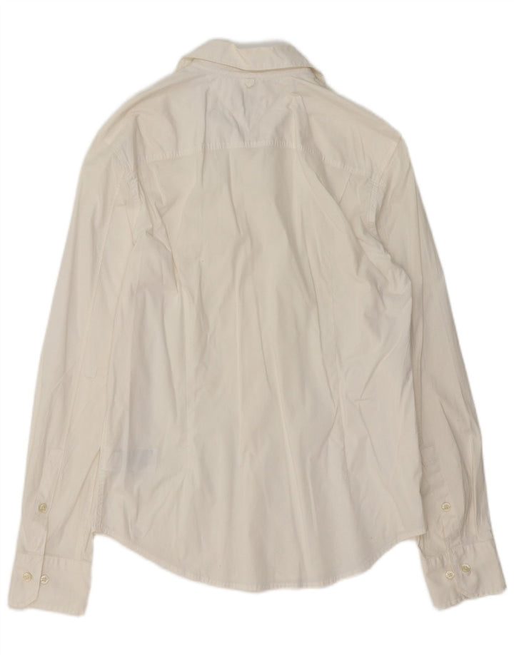 Ανδρικό πουκάμισο Tommy Hilfiger, βαμβακερό, μεσαίο σε λευκό χρώμα