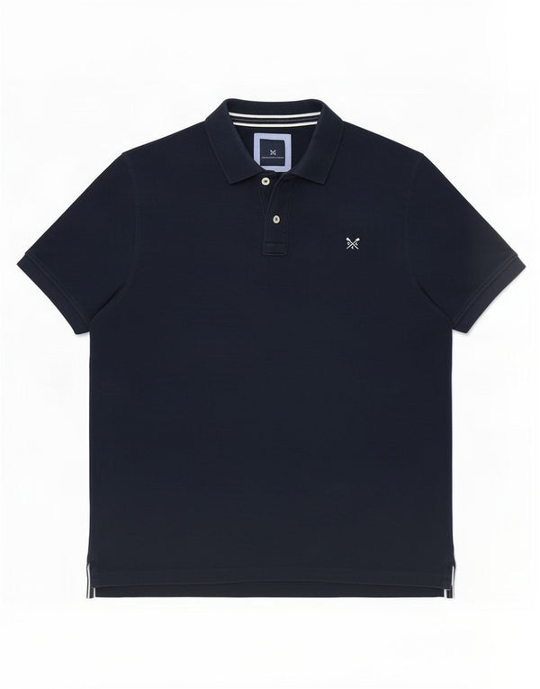 Ανδρικό μπλουζάκι πόλο Crew Clothing 2XL Navy Blue Cotton