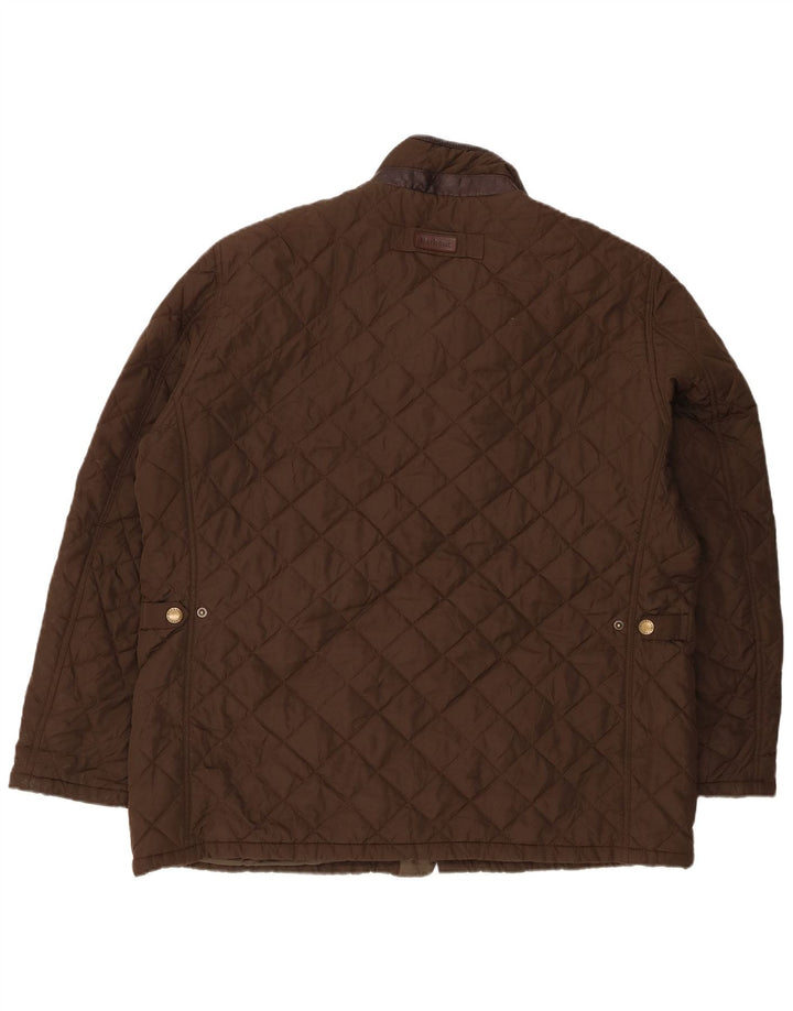Ανδρικό καπιτονέ μπουφάν Barbour UK 44 2XL Καφέ Πολυεστέρας