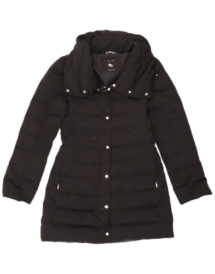 Zara Γυναικείο μπουφάν UK 10 Small Black Nylon