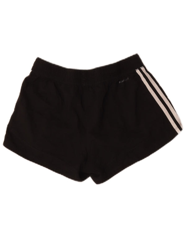 Adidas Γυναικείο Aeroready Αθλητικό σορτς UK 8/10 Μικρό μαύρο πολυεστέρα