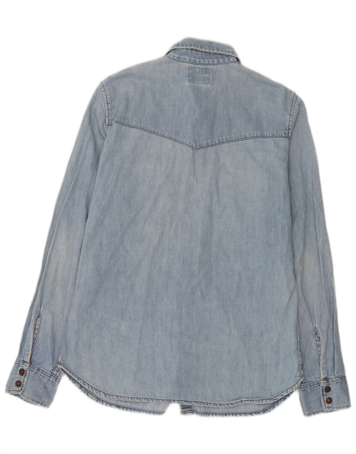 Ανδρικό τζιν πουκάμισο Levi's μεγάλο μπλε βαμβακερό