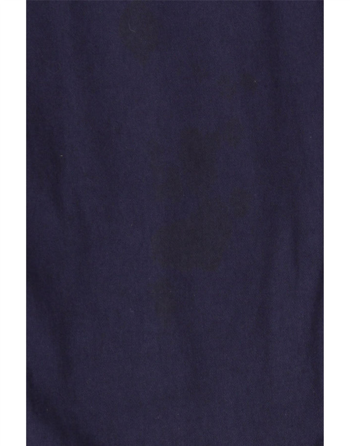 Ανδρικό μπουφάν με 2 κουμπιά 3/4 μανίκια UK 42 XL Navy Blue Cotton