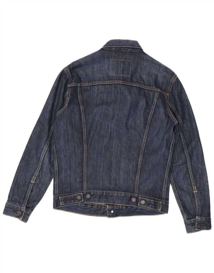 Ανδρικό τζιν μπουφάν Levi's UK 36 Small Navy Blue Cotton