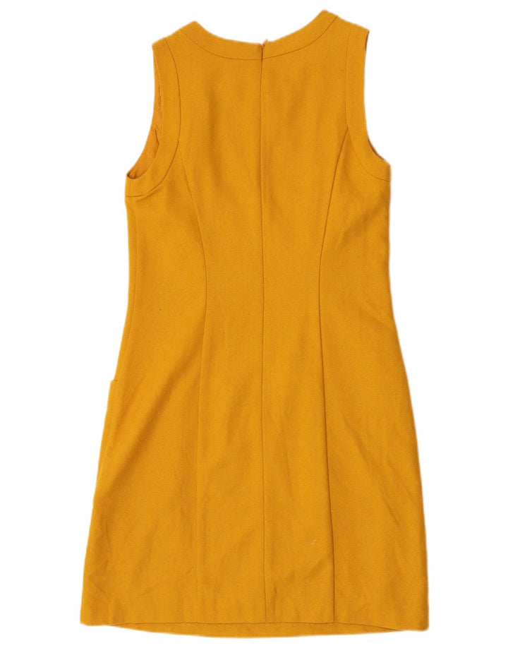 Γυναικείο αμάνικο φόρεμα Oasis UK 8 Small Yellow Wool