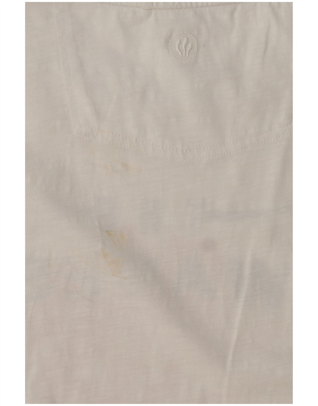 Ανδρικό γραφικό T-Shirt Fat Face Top μεγάλο λευκό βαμβακερό