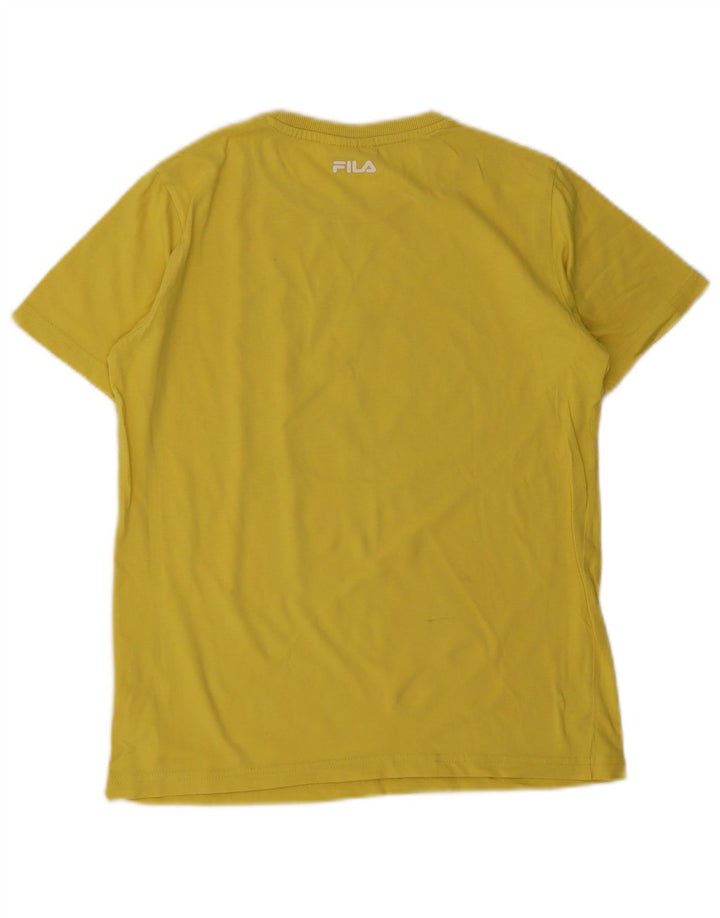 Fila Boys Graphic T-Shirt Top 13-14 Years Yellow
