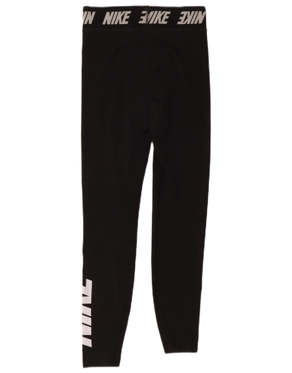 Γυναικεία γραφικά κολάν Nike UK 10 Small Black Polyester