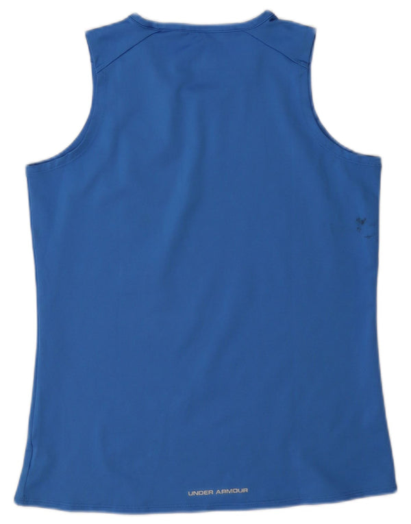 Under Armour Γυναικείο Γραφικό Γιλέκο Heat Gear Top UK 14 Medium Blue