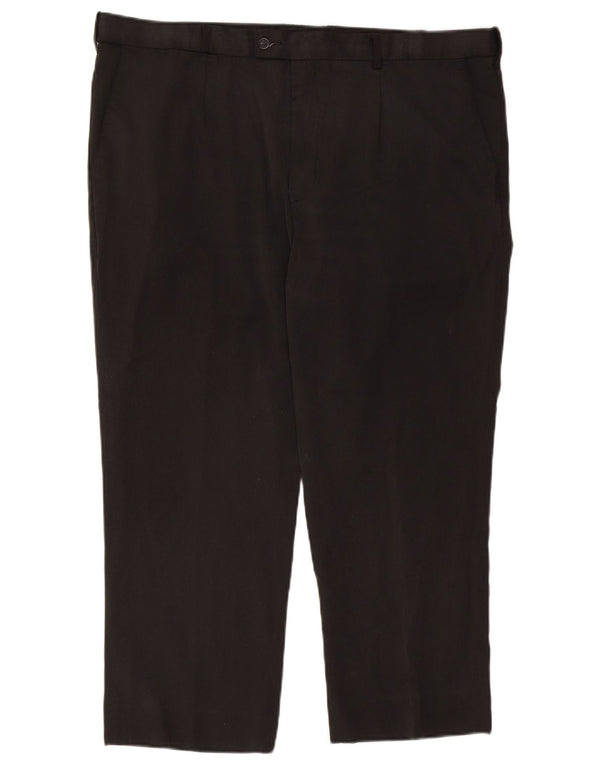 Farah Mens Pegged Suit Trousers W41 L26 Black Polyester