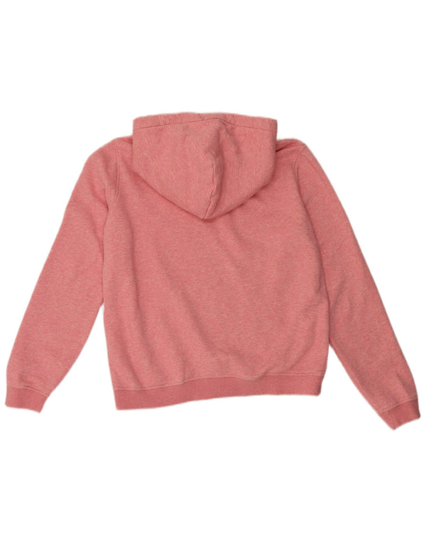 Jack Wills Γυναικείο Hoodie Jumper UK 14 Large Pink Flecked