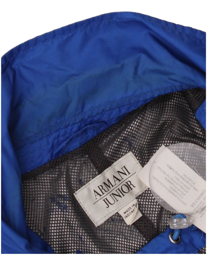 Μπουφάν Armani Boys Windbreaker 13-14 Years Blue Polyamide