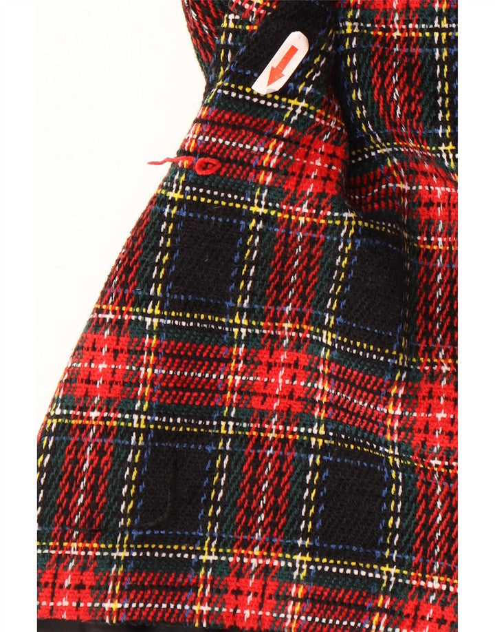 Sag Harbour Γυναικείο τζάκετ blazer 4 κουμπιών UK 12 μεσαία πολύχρωμη επιταγή