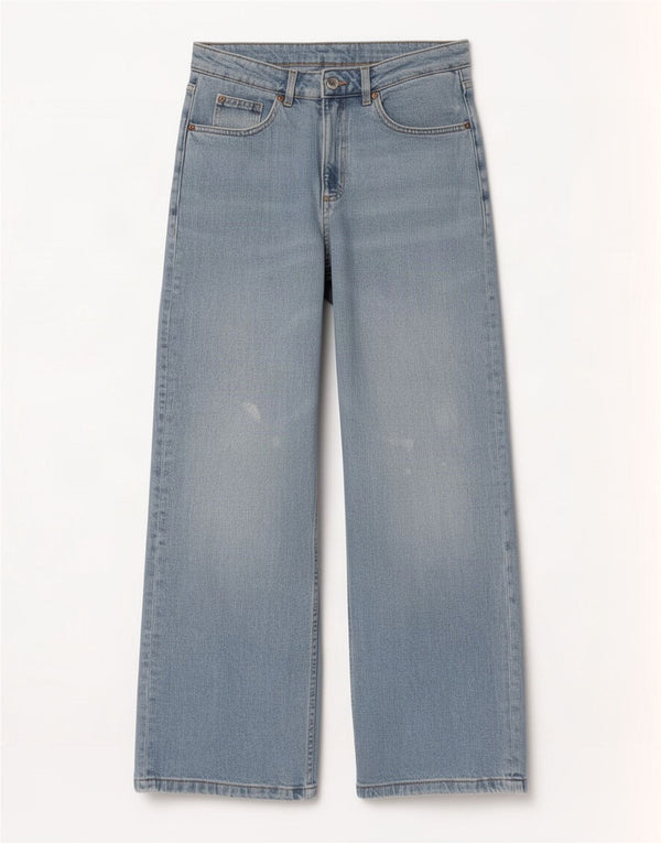 Marks & Spencer Γυναικεία φαρδιά τζιν UK 12 Medium W30 L29 Μπλε βαμβακερό