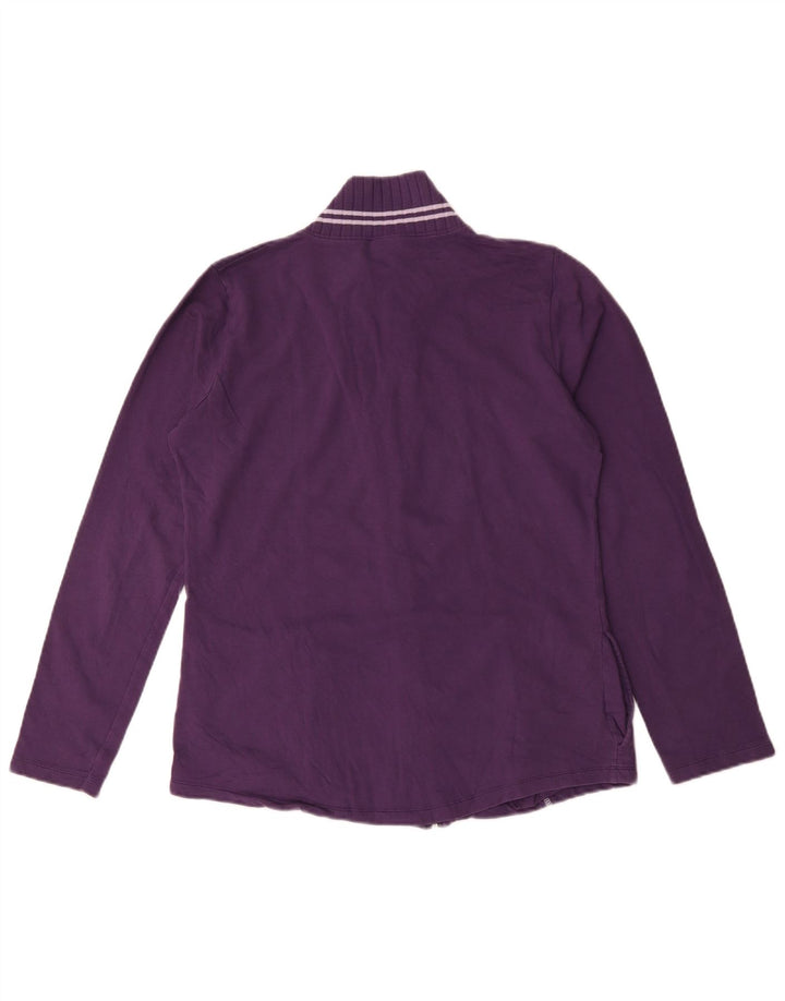 Fila Γυναικεία φόρμα Top Jacket UK 16 Large Purple Cotton