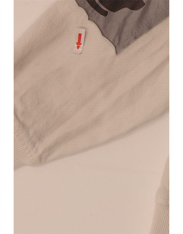 Ανδρικό Zara Graphic Loose Fit Hoodie Jumper Medium White