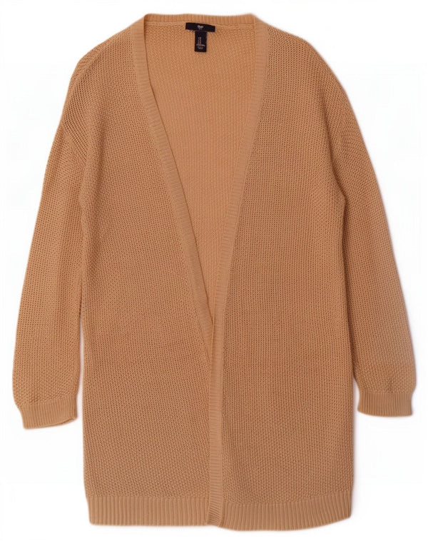Gap Γυναικείο Longline Ζακέτα με μανίκια 3/4 UK 10 Small Beige Flecked