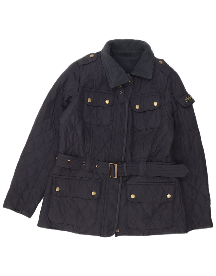Γυναικείο καπιτονέ μπουφάν Barbour UK 14 Large Navy Blue