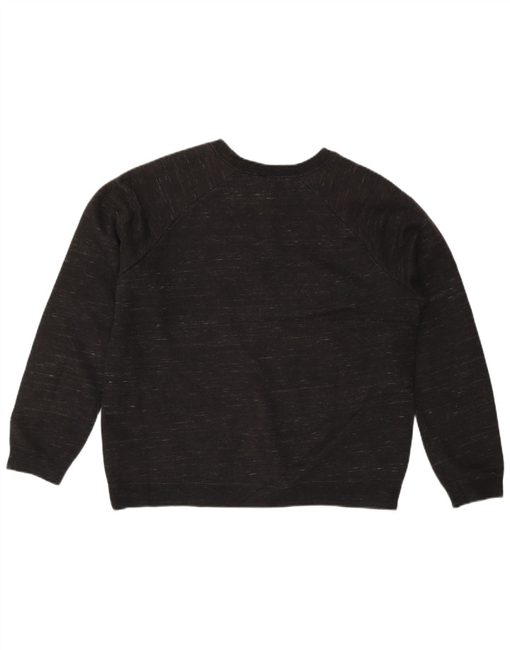 Γυναικείο φούτερ Nike Jumper UK 16 Μεγάλο βαμβακερό μαύρο φλιτζάνι