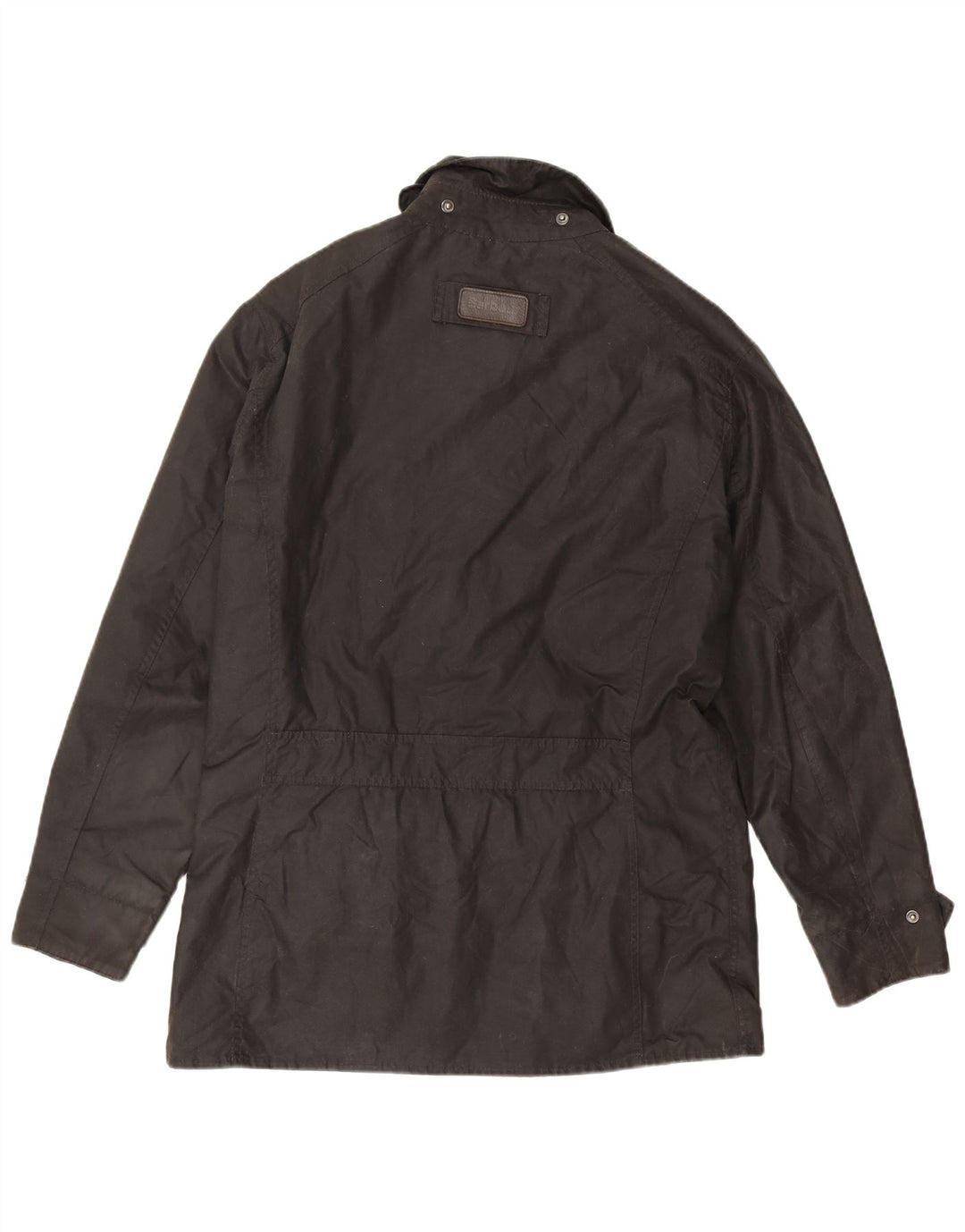 Ανδρικό κερωμένο βαμβακερό μπουφάν Barbour UK 40 Large Black