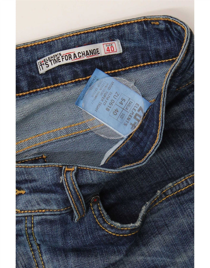 Zu Elements Ανδρικό Slim Jeans W40 L30 Μπλε Βαμβακερό