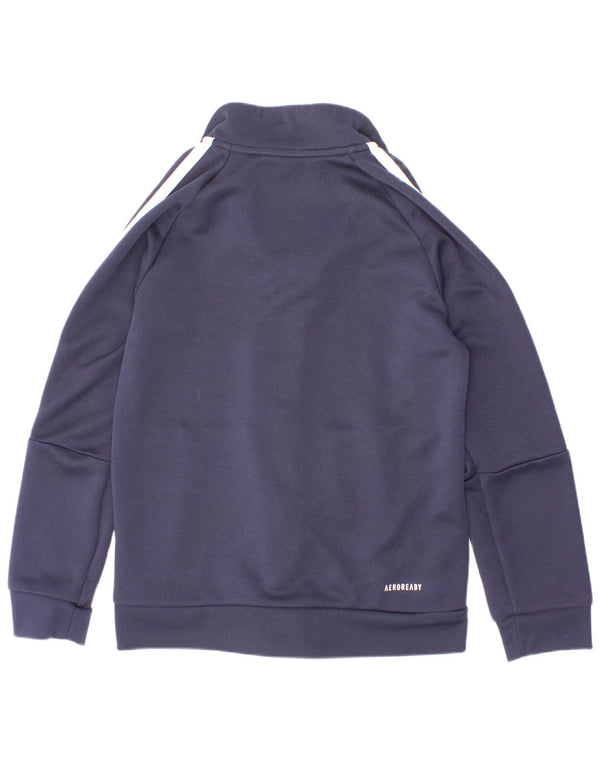 Adidas Boys Aeroready αθλητική φόρμα φόρμας 7-8 ετών Navy Blue Polyester