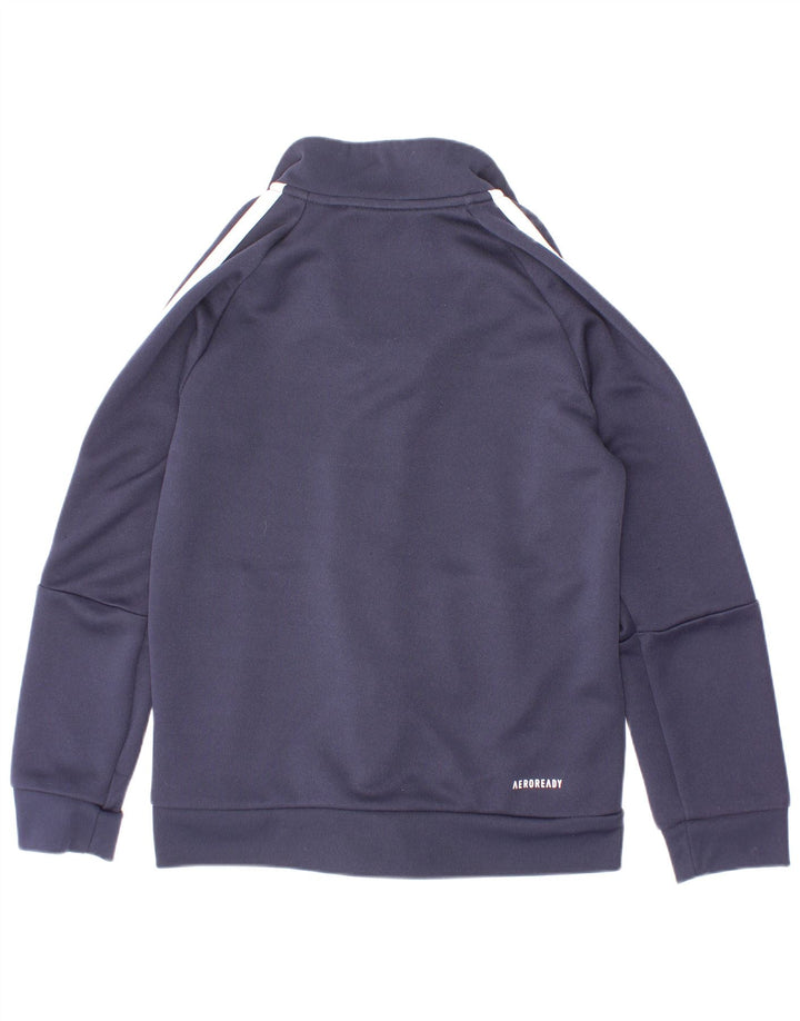 Adidas Boys Aeroready αθλητική φόρμα φόρμας 7-8 ετών Navy Blue Polyester