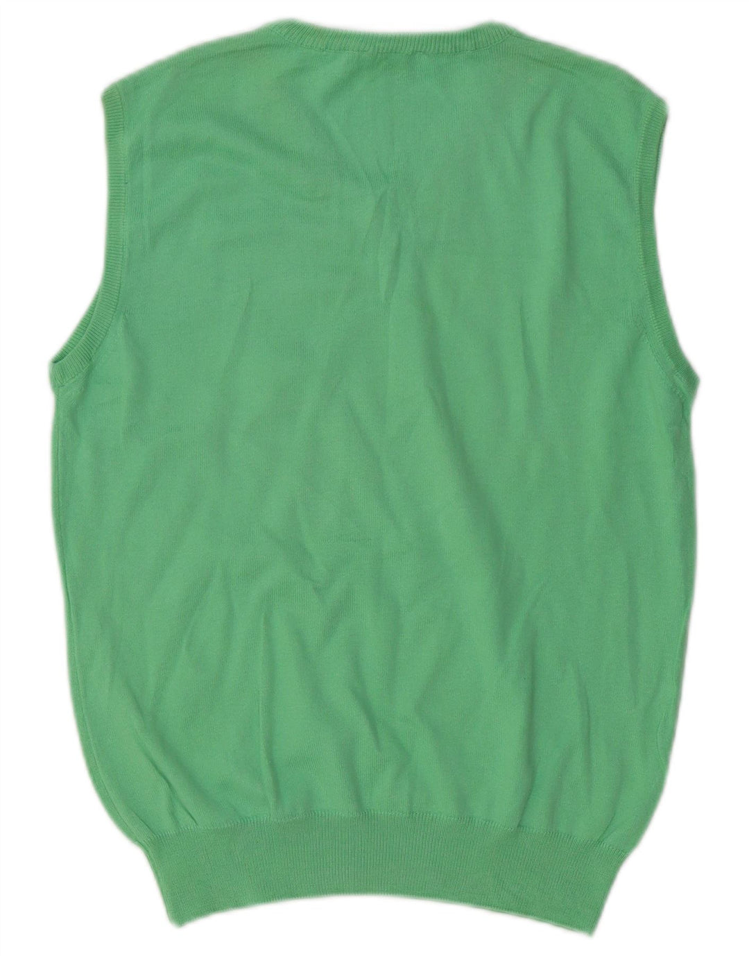 Brooksfield ανδρικό γιλέκο Tank Top IT 46 Small Green Cotton