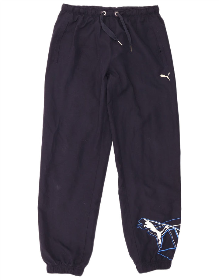 Ανδρική φόρμα αθλητικής φόρμας PUMA γραφικά Joggers Medium Navy Blue