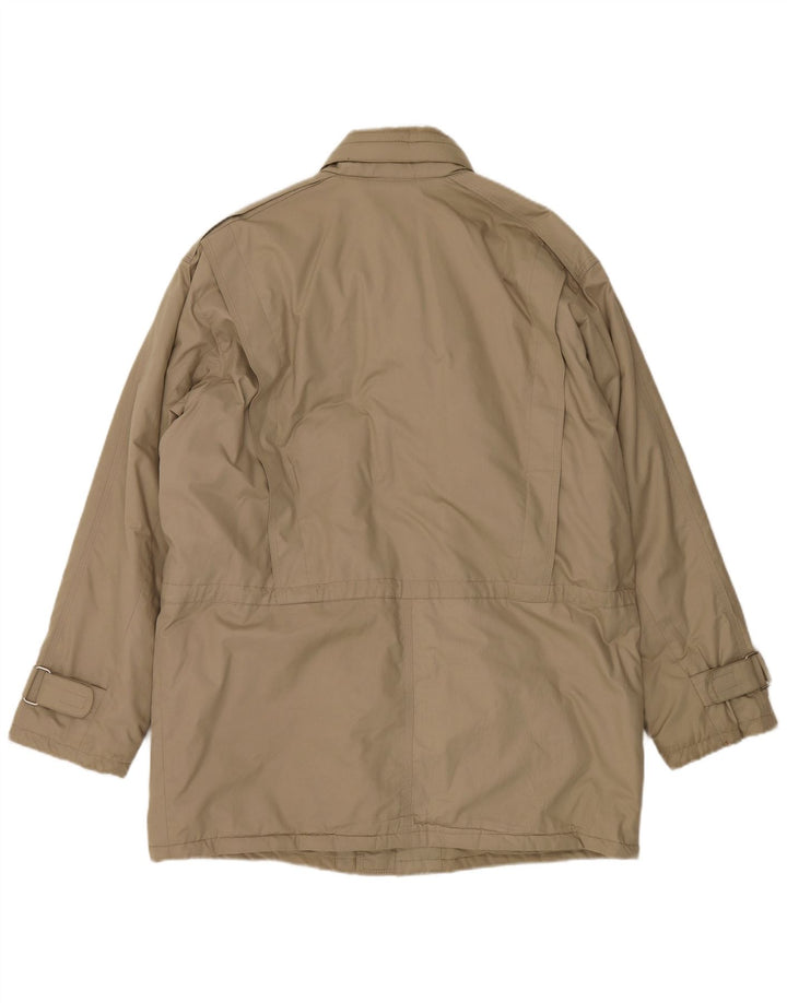 VINTAGE Mens Utility Jacket UK 42 XL Beige