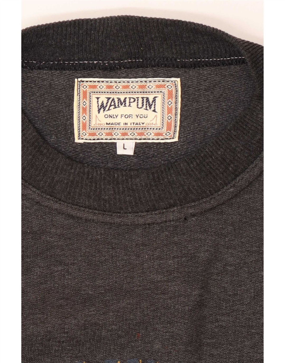 Ανδρικό γραφικό φούτερ Wampum Jumper Large Grey