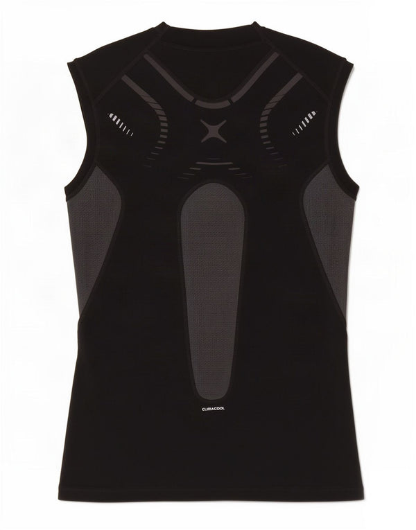Adidas Mens Climacool Vest Top Large Black Colourblock Polyester
