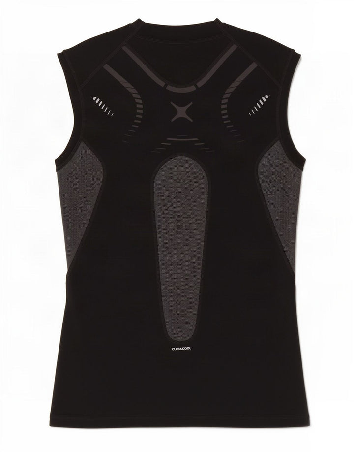 Adidas Ανδρικό γιλέκο Climacool Top Large Black Colourblock Πολυεστέρας